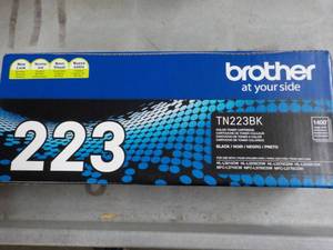 lot 11 image: Brother TN223BK Color Toner Cartrid...