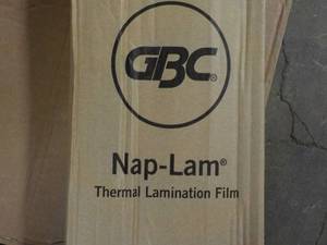 lot 19 image: GBX Nap-Lan thermal Lamination File...
