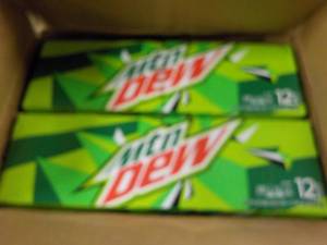 lot 58 image: 2 - 12 Packs Mountain Dew