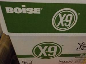 lot 74 image: Boise X-9 5000 sheets 8.5 x 11 Whi...