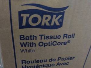 lot 77 image: 36 rolls Tork 2 Ply Toilet Paper...