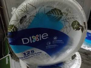lot 84 image: 125 Dixie 8 12 Paper Plates...