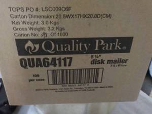 lot 94 image: Quality Park 100 Disk Mailers...
