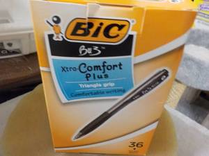 lot 95 image: BIC Triangular Grip Pens...