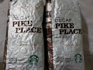lot 102 image: 2 - 16 oz Pkg Starbucks Decaf Pike ...