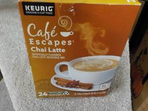 lot 108 image: Keurig 24 K Cups Caf Escapes - Ch...