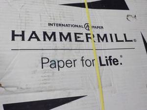 lot 111 image: Hammermill 5000 sheets White 8 12 ...