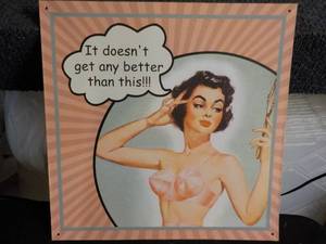 lot 161 image: 13  Square Metal Sign...