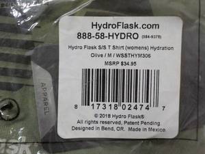 lot 181 image: 30 Hydro Flask Clothing- various si...