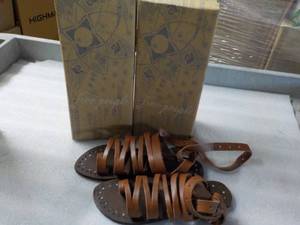 lot 196 image: 2 Pair Free People Sunfver Brown Sa...