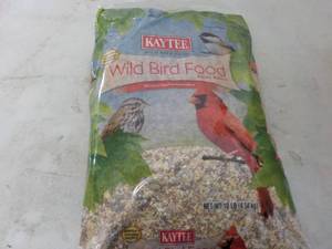 lot 218 image: 10 lb. Bag Kaytee Wild Bird Food...