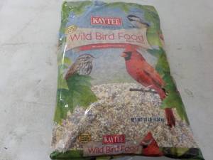 lot 219 image: 10 lb. Bag Kaytee Wild Bird Food...