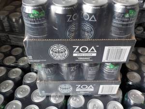 lot 303 image: 2 - 12 Packs ZOA Zero Sugar Energy ...