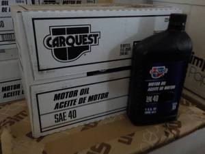 lot 328 image: 12 Qt Bottles Carquest Motor Oil SA...