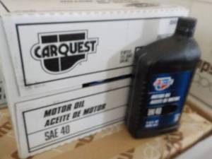 lot 329 image: 12 Qt Bottles Carquest Motor Oil SA...