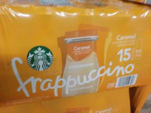lot 344 image: 15 pack Starbucks Frappuccino Caram...