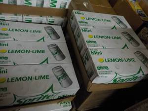 lot 350 image: 6 - 10 Packs Sprite Lemon Lime Mini...