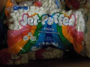 lot 358 image: 10 - 10 oz Bags Jet Puffed Mini Mar...