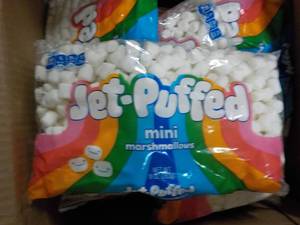 lot 359 image: 9 - 10 oz Bags Jet Puffed Mini Mars...