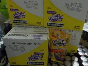 lot 361 image: 5 Boxes Malt O Meal Berry Colossal ...