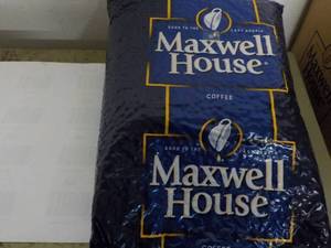 lot 371 image: 4 lb. Bag Maxwell House Whole Coffe...