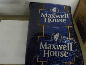 lot 372 image: 4 lb. Bag Maxwell House Whole Coffe...