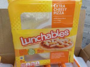 lot 403 image: Case of 16 Extra Cheesy Pizza Lunch...