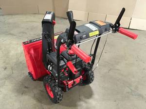 Power Smart  24 in. 2-Stage Electric Start Gas Snow Blower not used see pictures open box