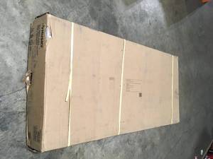 Husky 72 in. 2-Drawers Adjustable Height Work Table in White see pictures