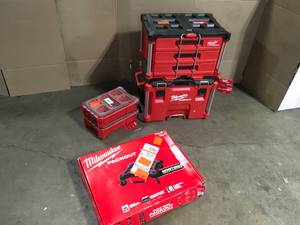 Lot of assorted Milwaukee Tool Storage Units various models customer returns see pictures