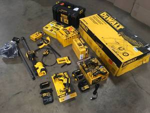 Lot of assorted Dewalt  Tools various models and conditions some used some in like new condition customer returns see pictures