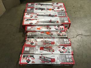 Lot of assorted Rubi Tile Cutter open box various models and conditions customer returns see pictures