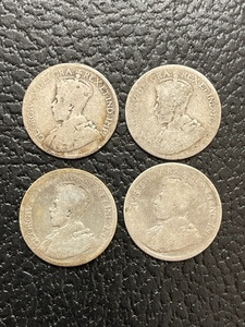 Canadian Quarters 80% Silver