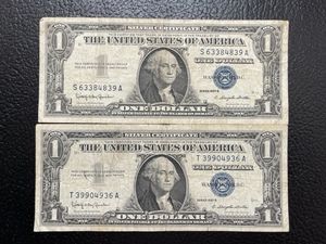 2 Silver Certificates