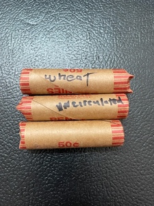 3 Rolls of Lincoln Cents