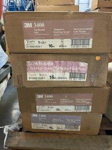 Tan 16 Burnish Buffer Pads