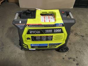 lot 18 image: Ryobi 2,300-Watt Recoil Start Bluetooth Super Quiet Gasoline Powered Digital Inverter Generator with CO Shutdown Sensor