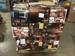lot 25 image: Pallet with assorted Keurig Coffee Makers Customer Returns various models and conditions  see pictures
