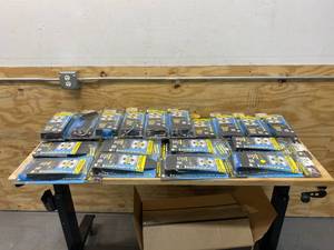 lot 16 image: ACCU-PRESSURE- Large Lot of DL1FC Chrome Dually Valve Kit Fits 2007-Present Fits Ford E450