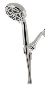 lot 24 image: Jacuzzi  Theraspin Chrome Handheld Shower 2.5-GPM (9.5-LPM)