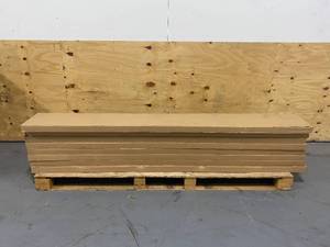 lot 87 image: CLOSETMAID Lot of 8 Cases of- 8x12 Shelves (6 per box) in White