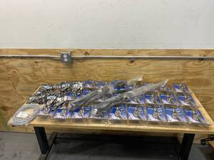 lot 95 image: Lot of Rail Mount Antenna Holders, Mounts, Antennas and Accessories