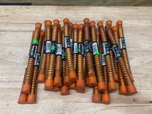 lot 106 image: BRASSCRAFT Lot of 24-  34 NOM MALE SWET (78 OD) X 34 NOM MALE SWT (78 OD) X 11 - 12 (Copper Flex Connector)