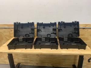 lot 125 image: Lot of 3- Plastic Cases