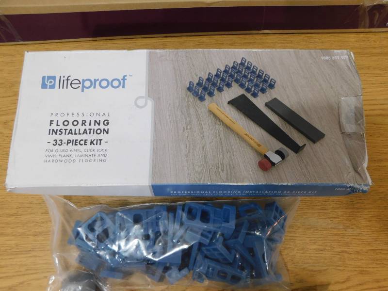 lot 107 image: Lifeproof Pro Installation Kit for Vinyl, Laminate and Hardwood Flooring