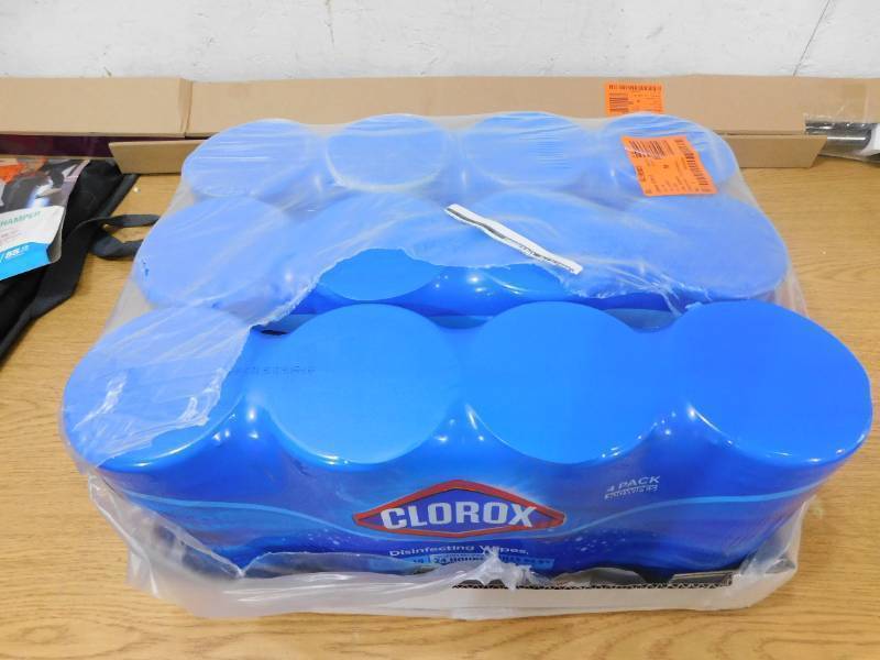lot 15 image: Clorox 75-Count Crisp LemonFresh ScentOrange Fusion Disinfecting Wipes (12-Pack)