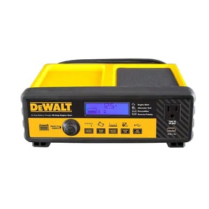 lot 19 image: DEWALT 30 Amp Automotive Portable Car Battery Charger with 80 Amp Engine Start and Alternator Check