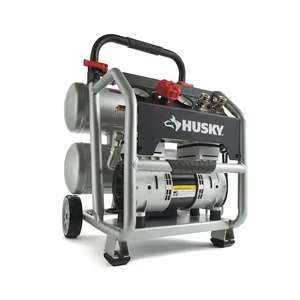 lot 26 image: Husky 4.5 Gal. Portable Electric-Powered Silent Air Compressor