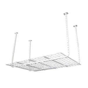 lot 31 image: HyLoft White Adjustable Metal Overhead Garage Storage Rack (60 in W x 45 in D)