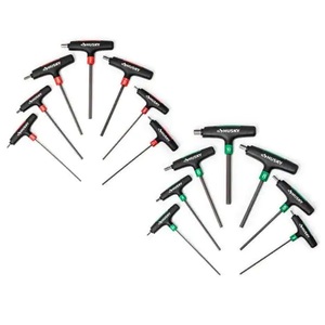 lot 90 image: Husky 14-Piece T-Handle SAE & MM Hex Key Set